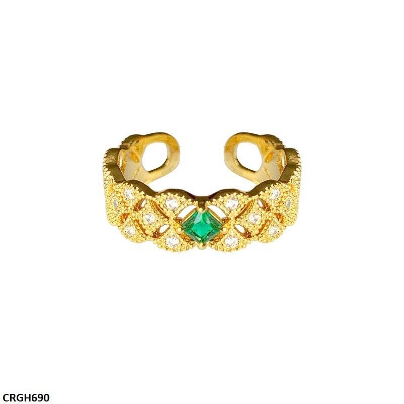 CRGH690 JJS Square Stone Ring Adjustable