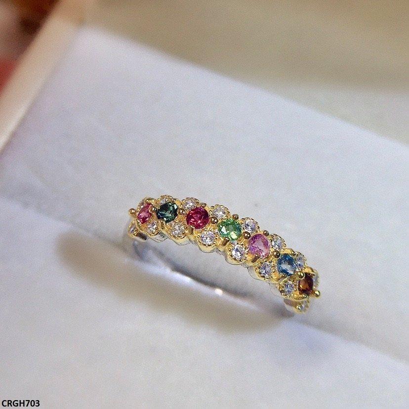 CRGH703 KRL Multi Stone Ring Adjustable
