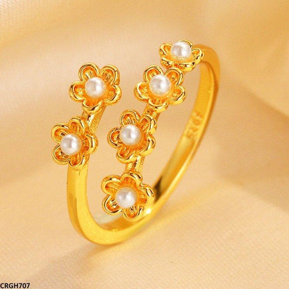 CRGH707 ZFQ Flower Ring Adjustable
