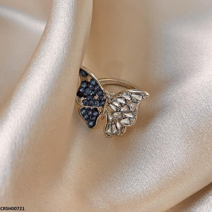 CRSH00721 HJF Butterfly Adjustable Ring - CRSH