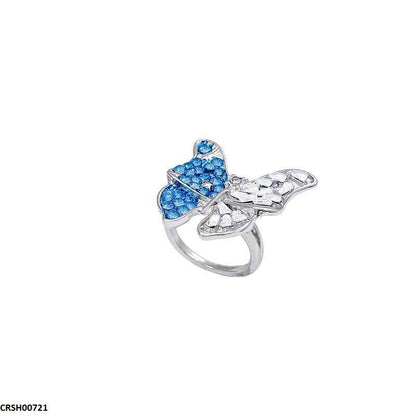 CRSH00721 HJF Butterfly Adjustable Ring - CRSH
