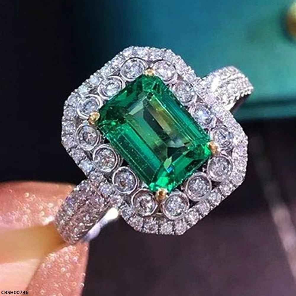 CRSH00736 CSH  Rectangle Stone Ring - CRSH