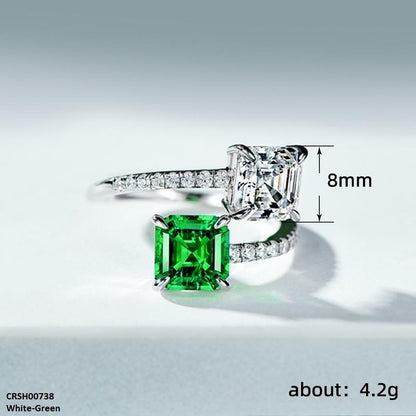 CRSH00738 CSH Double Square Adjustable Ring - CRSH