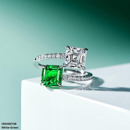 CRSH00738 CSH Double Square Adjustable Ring - CRSH