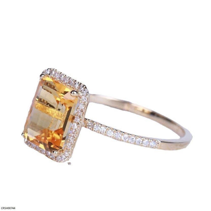 CRSH00744 GWH Rectangle Stone Ring - CRSH