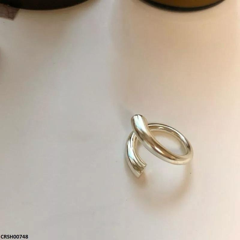 CRSH00748 WNS Wrap Silver Ring Adjustable - CRSH