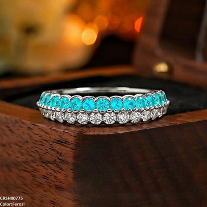 CRSH00775 GWH Double Stone Ring Adjustable - CRSH