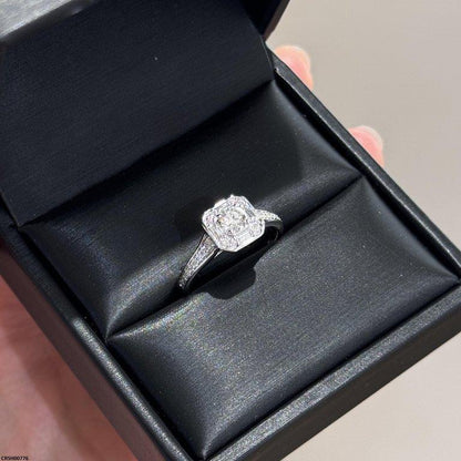 CRSH00776 KRL Square Round Stone Ring Adjustable - CRSH