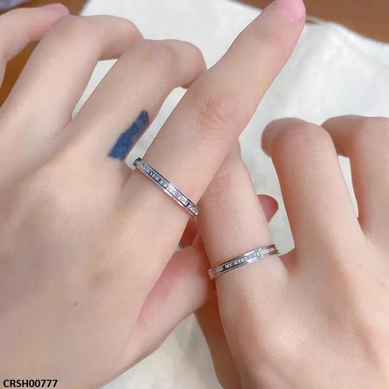 CRSH00777 DGF Embossed Inscription Ring - CRSH