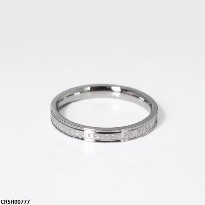 CRSH00777 DGF Embossed Inscription Ring - CRSH