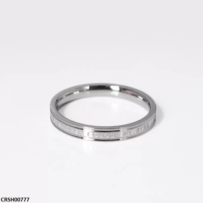 CRSH00777 DGF Embossed Inscription Ring - CRSH
