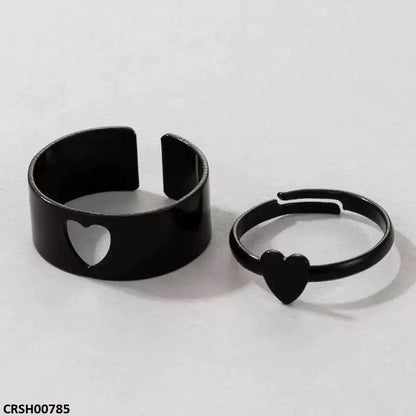 CRSH00785 LSH Heart Double Ring Adjustable - CRSH
