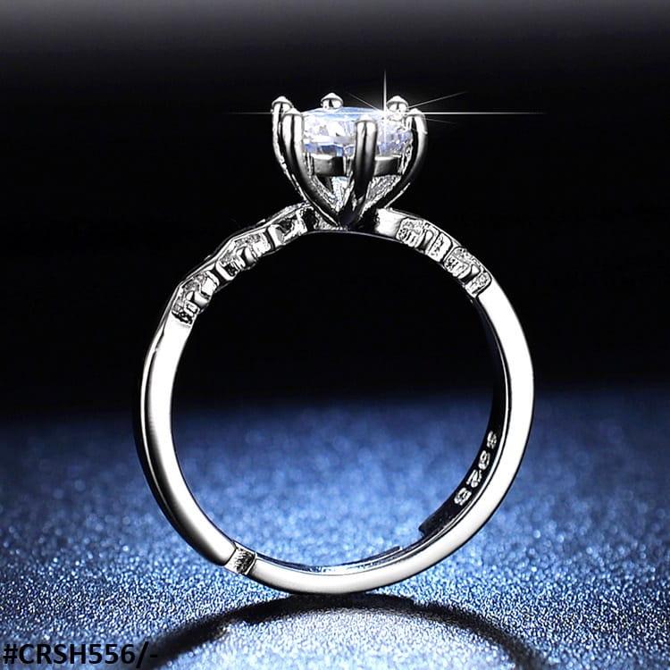 CRSH556 ZFQ ZigZag Catherdral Ring Adjustable