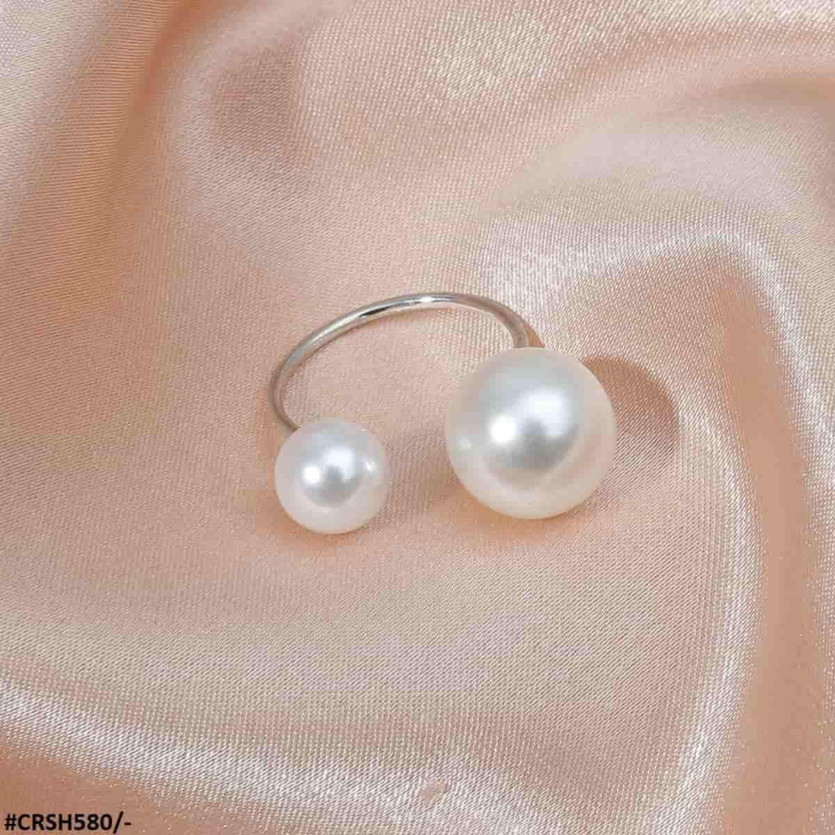 CRSH580 LMS Pearl Adjustable Ring