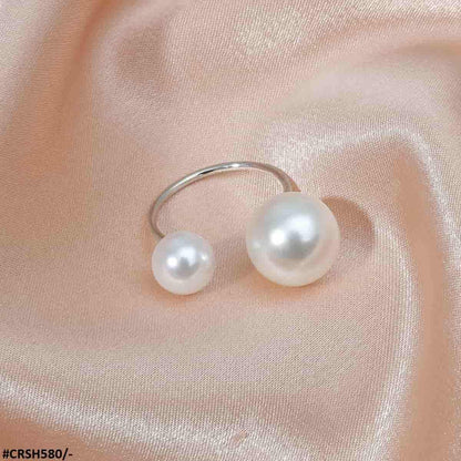 CRSH580 LMS Pearl Adjustable Ring