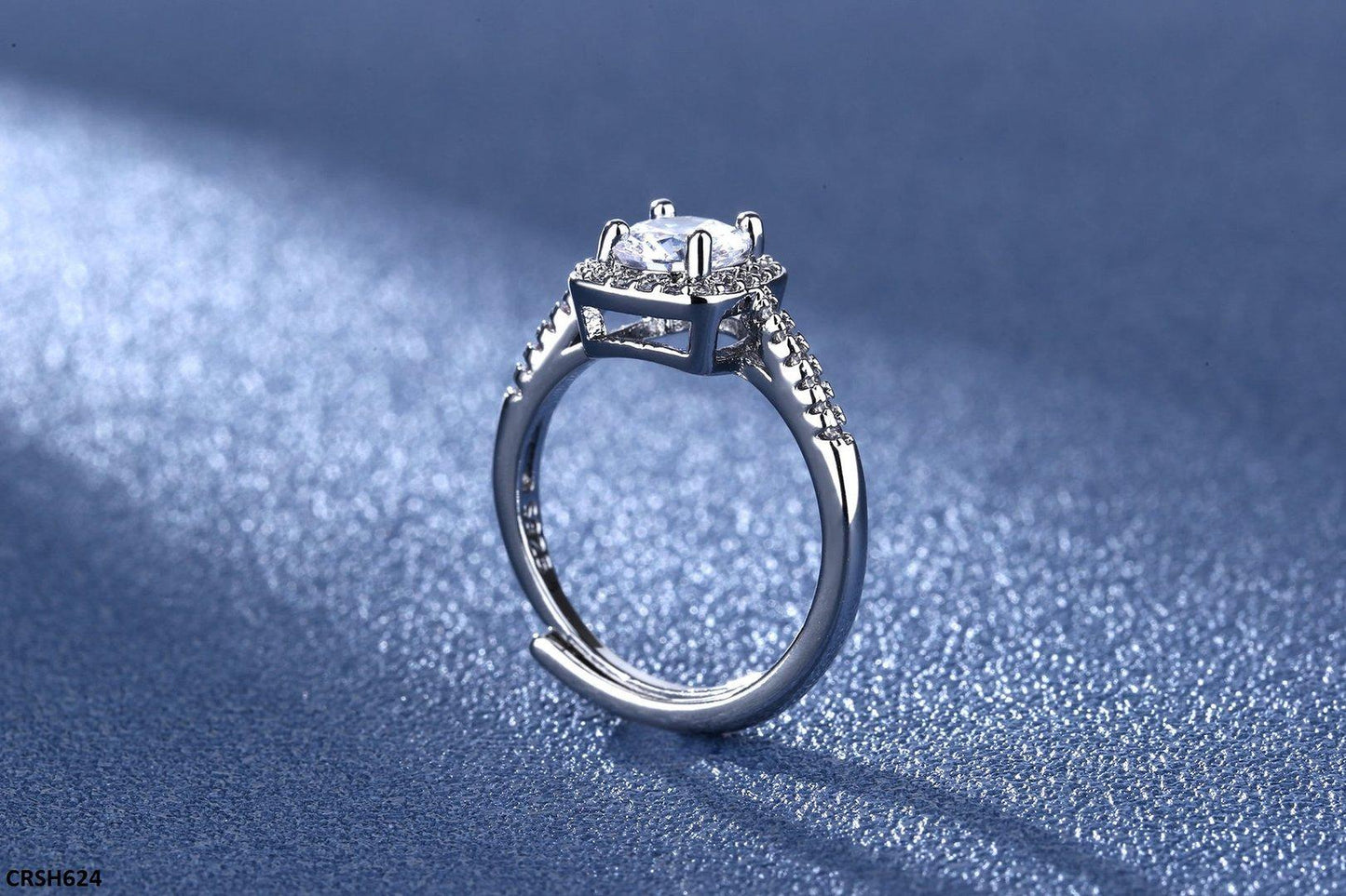 CRSH624 BLX Imp Cocktail Ring Adjustable