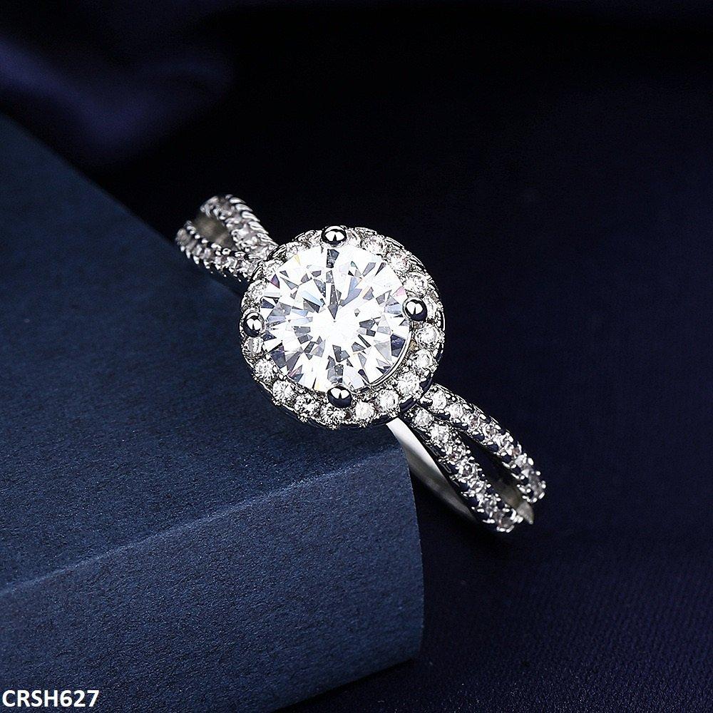 CRSH627 BLX Imp Cocktail Ring Adjustable