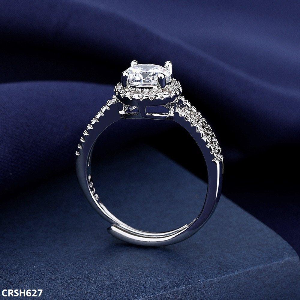 CRSH627 BLX Imp Cocktail Ring Adjustable