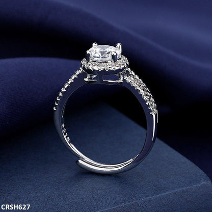 CRSH627 BLX Imp Cocktail Ring Adjustable