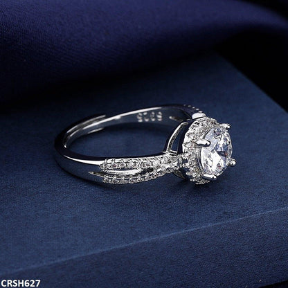 CRSH627 BLX Imp Cocktail Ring Adjustable