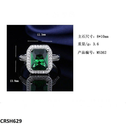 CRSH629 BLX Imp Baguette Ring Adjustable