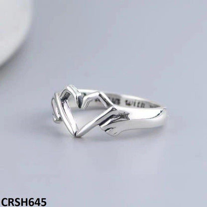 CRSH645 JEC Open Heart Ring