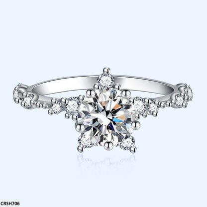 CRSH706 BJF Flower Ring Adjustable