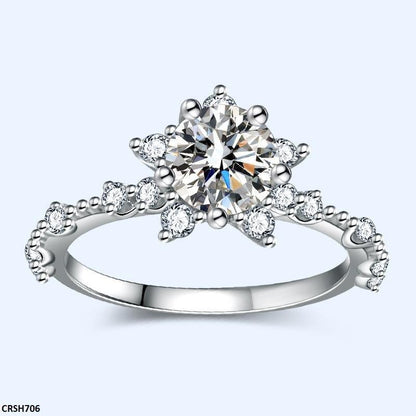 CRSH706 BJF Flower Ring Adjustable