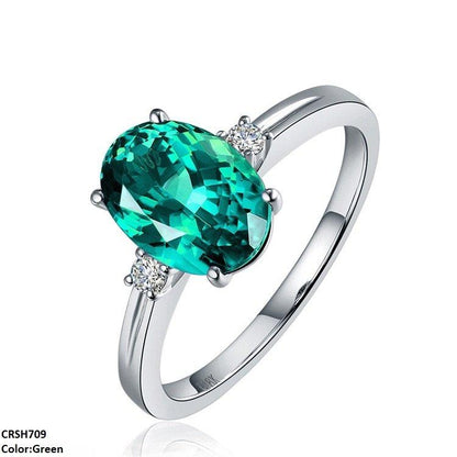 CRSH709 KRL Oval Stone Ring Adjustable