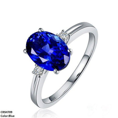CRSH709 KRL Oval Stone Ring Adjustable