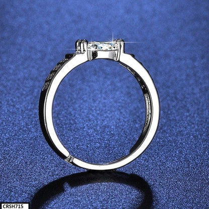 CRSH715 ZFQ Tear Stone Ring Adjustable