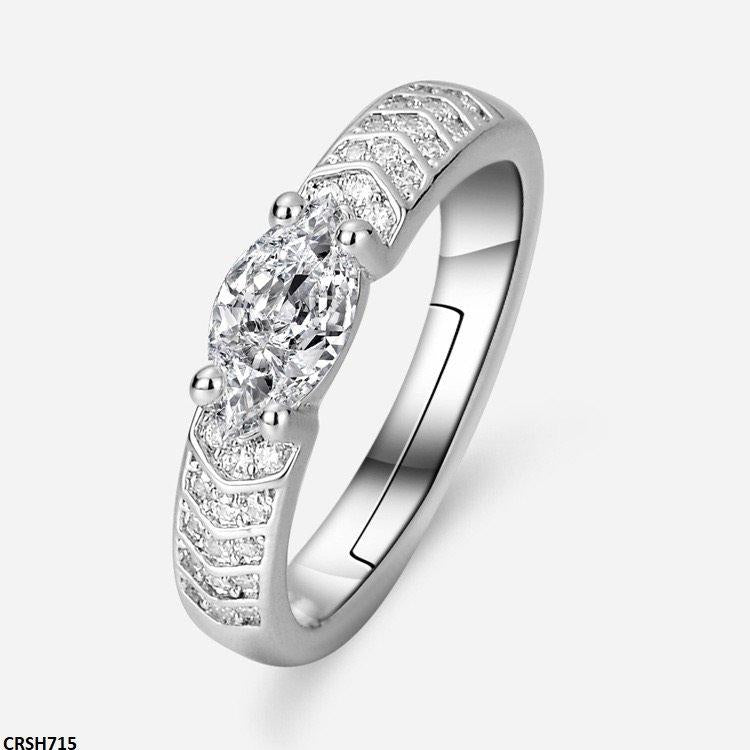 CRSH715 ZFQ Tear Stone Ring Adjustable
