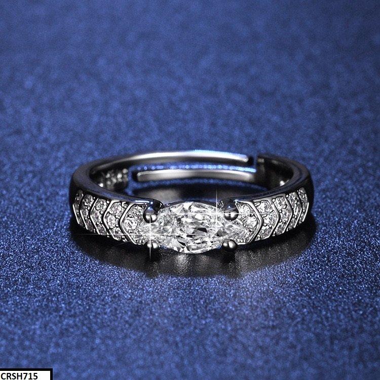 CRSH715 ZFQ Tear Stone Ring Adjustable