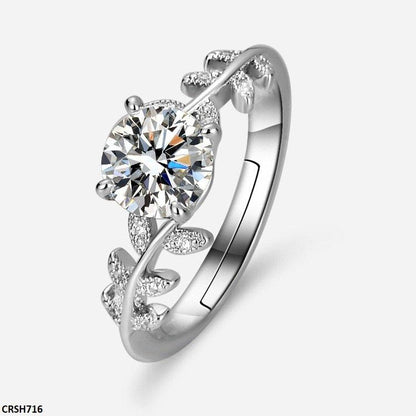 CRSH716 ZFQ Leaf Ring Adjustable