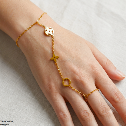 TBCH00570 MSJ Stainless Steel Different Designs Bracelet - TBCH