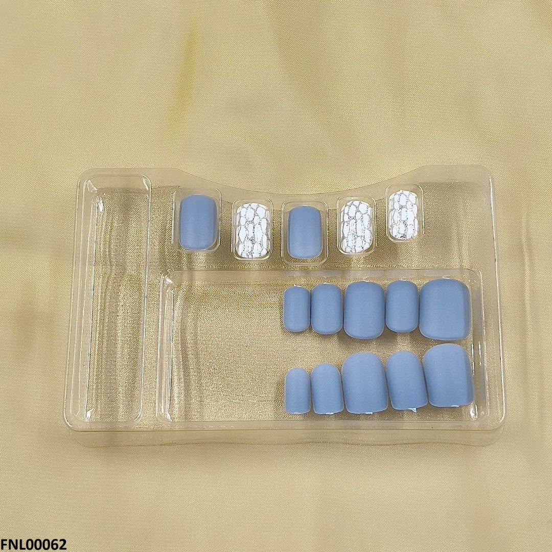 FNL00062 PNA Gel Nail Artificial Rounded Nail Set - FNL