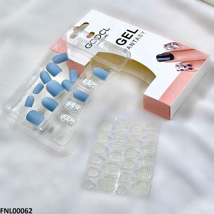 FNL00062 PNA Gel Nail Artificial Rounded Nail Set - FNL
