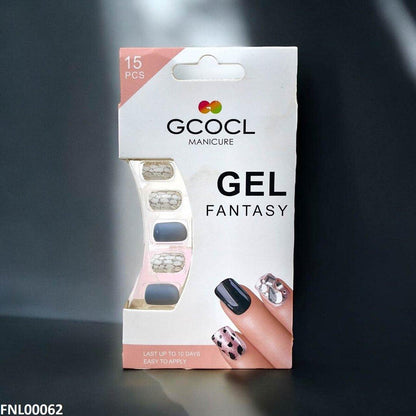 FNL00062 PNA Gel Nail Artificial Rounded Nail Set - FNL