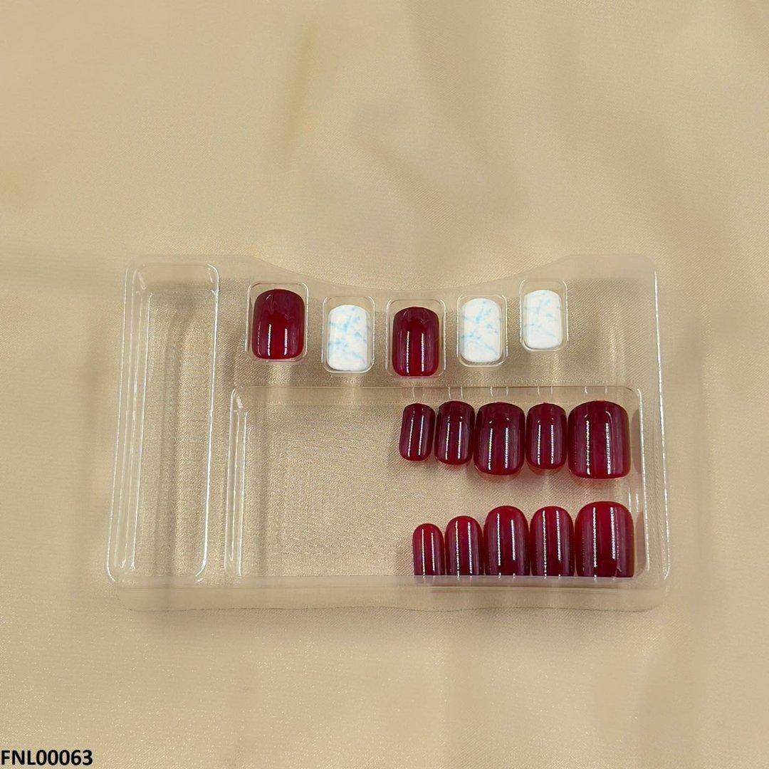 FNL00063 PNA Gel Nail Artificial Rounded Nail Set - FNL