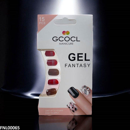 FNL00065 PNA Gel Nail Artificial Rounded Nail Set - FNL