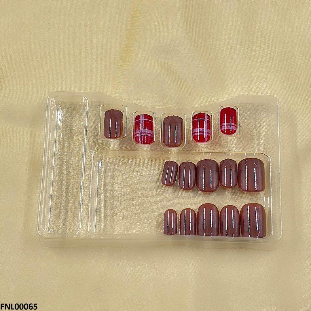 FNL00065 PNA Gel Nail Artificial Rounded Nail Set - FNL