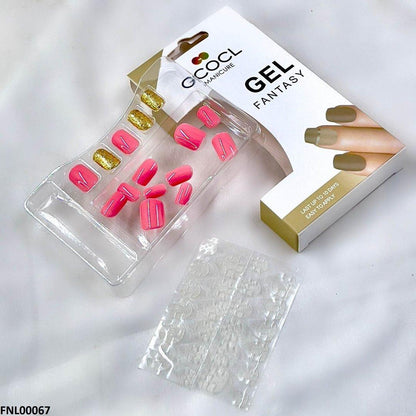 FNL00067 PNA Gel Nail Artificial Rounded Nail Set - FNL