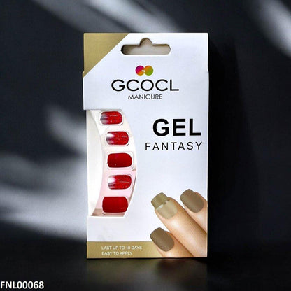 FNL00068 PNA Gel Nail Artificial Rounded Nail Set - FNL