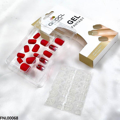 FNL00068 PNA Gel Nail Artificial Rounded Nail Set - FNL