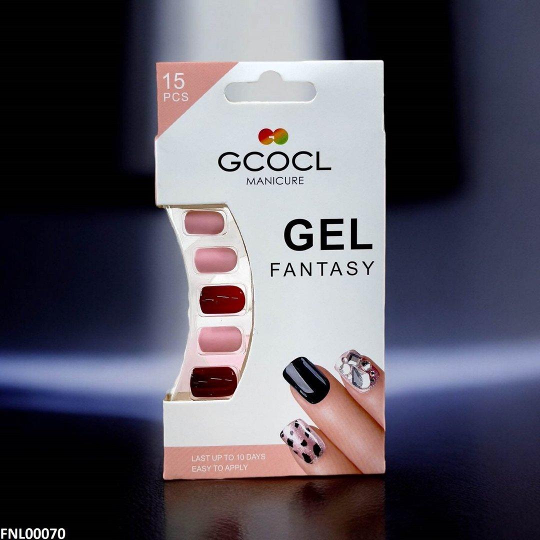 FNL00070 PNA Gel Nail Artificial Rounded Nail Set - FNL