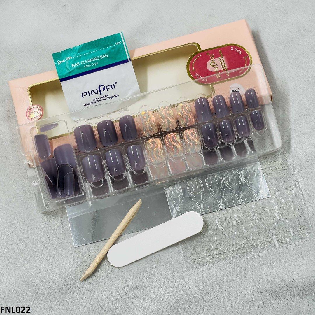 FNL022 PNA Oval Energetic Look Fake Nail Set 30Pcs