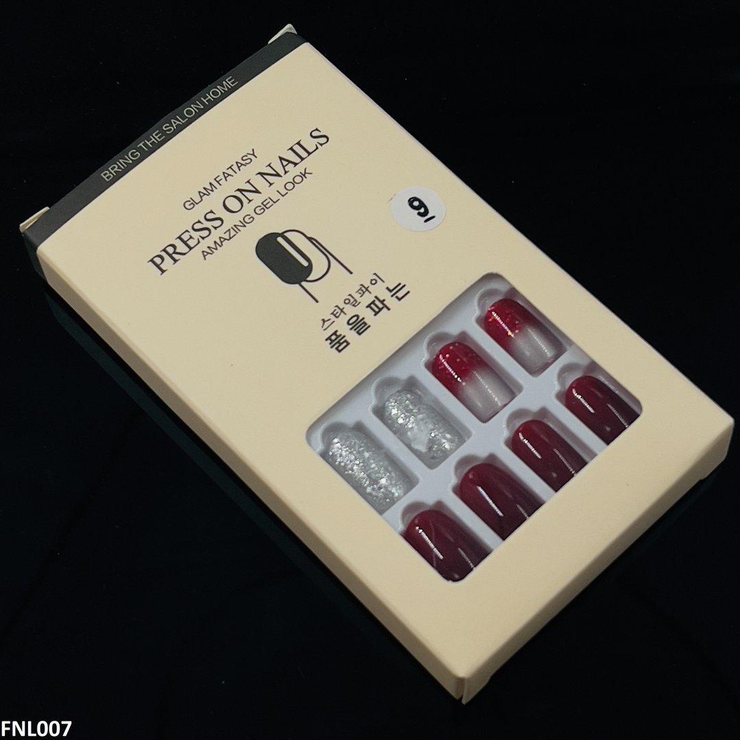 FNL007 PNA Squoval Short Fake Nail Set 30Pcs