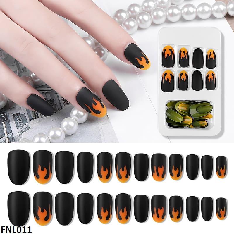 FNL011 PNA Squoval Fake Nail Set 24Pcs