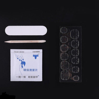 FNL022 PNA Oval Energetic Look Fake Nail Set 30Pcs