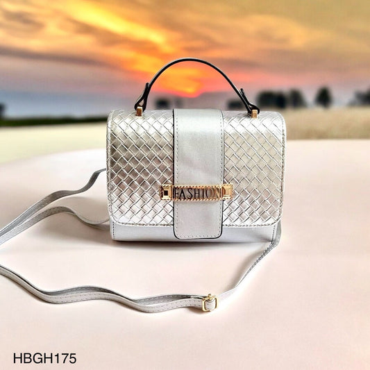 HBGH175 QWZ Fashion Metallic Buckle Hand Bag